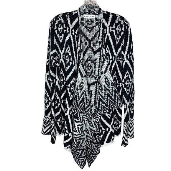 Knox Rose open front waterfall cardigan size medium - Picture 1 of 7